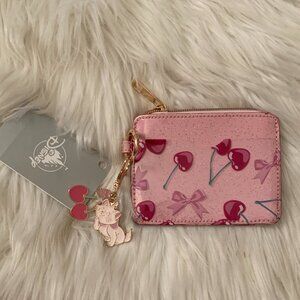 DISNEY Japan Exclusive Aristocat Marie Cherry Bow Card Case